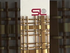 装飾的な編まれた金網