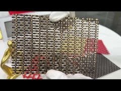平面織り建築織りワイヤ網パネル 3.3mm 表面をきれいにする