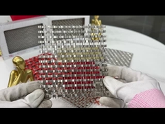 建物の玄関用13フィート織り絵ブロンズワイヤ網