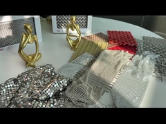 SHUOLONG 装飾 鉄鋼 メタル セキン 布 ホテル メタル フレイク 布