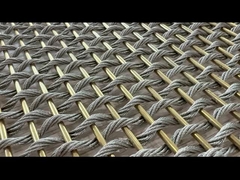 耐着用 柔軟なステンレス・メッシュ・スクリーン 平面織り 部屋の分隔器用