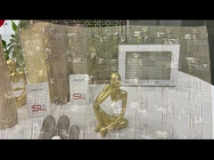 120m ツイール 織物 ガラス 層状 ワイヤー メッシュ 建築 玄関 敷き布団