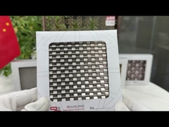 アンティーク・ブラス 建築用メタル・メッシュ スクリーン 装飾 玄関 滑らかな表面