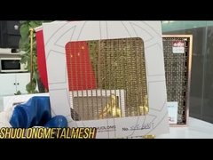 ワイヤー0.2mm網の薄板にされたガラス適用のためのガラス薄板にされた金属の生地