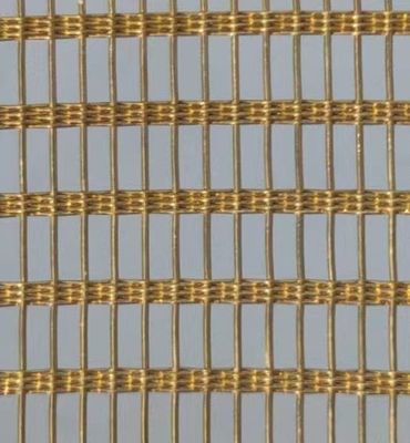 メタルメッシュでカスタマイズされたラミネートガラス 高強度 長さ30m