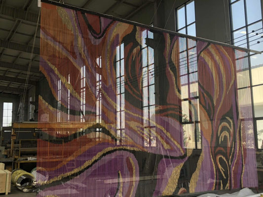 産業安全基準を満たす高強度アルミニウムチェーンフライスクリーン