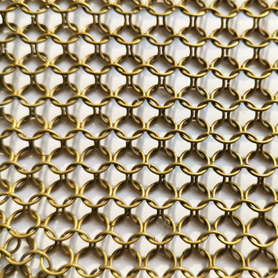 1mm Anticutのステンレス鋼 リング網のカーテンの屋内Fexible SGS