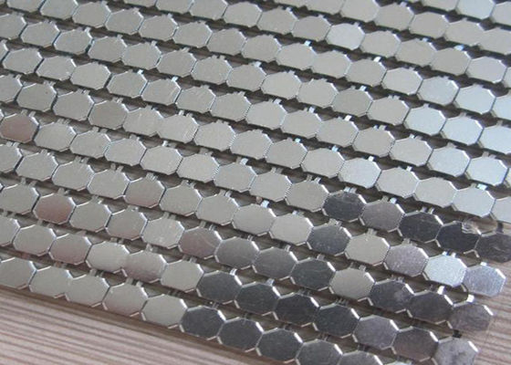 外部および内部ステンレス鋼Oilproof 7mmの金属のスパンコールの生地