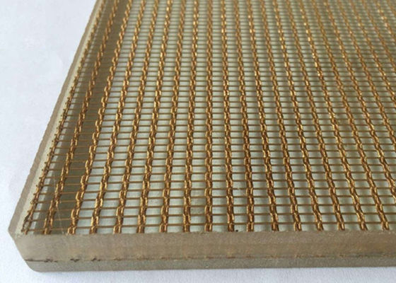 1.5mmの金網はガラス装飾的な金色の黄銅を薄板にした