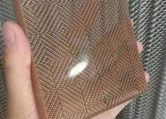 芸術の真鍮の編まれた金属ガラスは金網0.5mmを薄板にした
