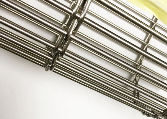 Ss316建築ステンレス鋼の網の適用範囲が広いBuilingワイヤー正面のクラッディング