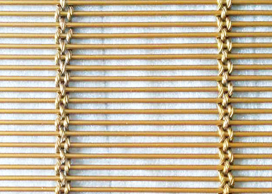 Golded色316lのステンレス鋼の建築網の装飾的なペンキの金属の仕切り