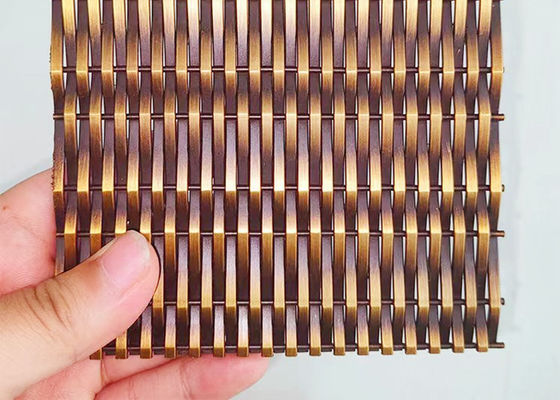 正面のクラッディングのための旧式な青銅色Ss316lの建築金属の網