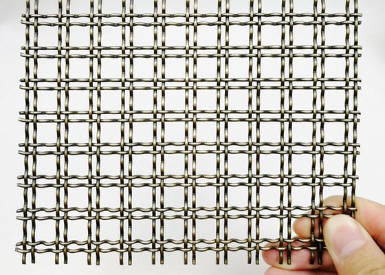 装飾的なキャビネットの建築鋼鉄網旧式な真鍮の5mmの厚さ