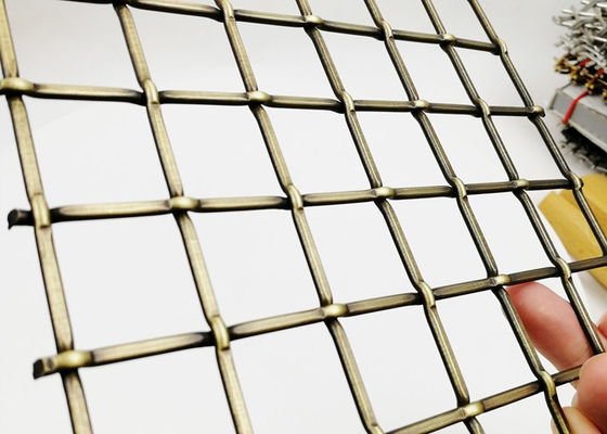 旧式な真鍮の家具のキャビネットの建築ステンレス鋼の金網5.5mm