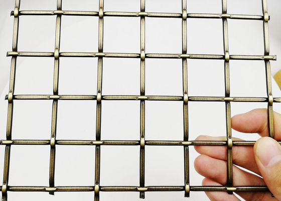 旧式な真鍮の家具のキャビネットの建築ステンレス鋼の金網5.5mm