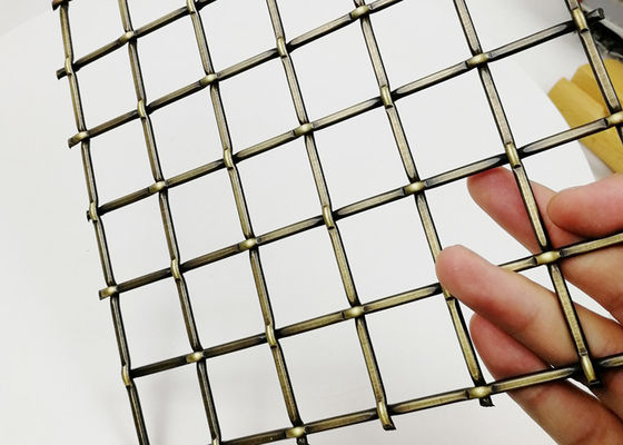 旧式な真鍮の家具のキャビネットの建築ステンレス鋼の金網5.5mm