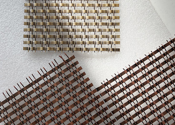 ステンレス鋼の建築骨董品キャビネットのための真鍮ロックのひだの金網