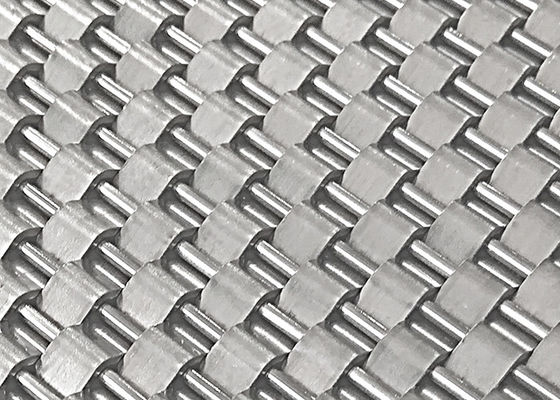 ステンレス鋼のエレベーターの装飾のための編まれた建築金網4.0mm