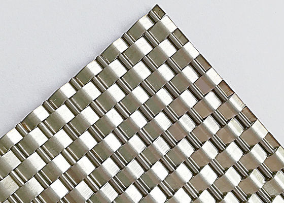 ステンレス鋼のエレベーターの装飾のための編まれた建築金網4.0mm