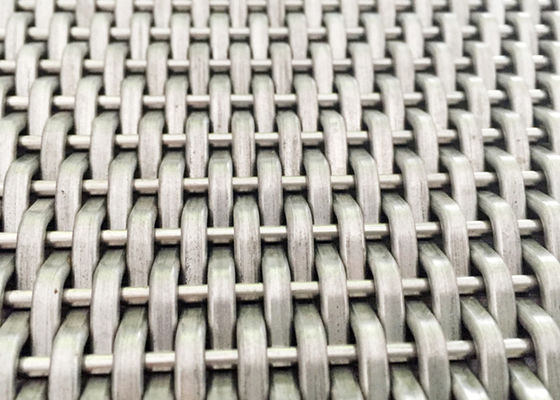 装飾的な鋼鉄編まれた金網はSS316Lのエレベーターの網15mの長さにパネルをはめる