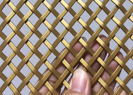 ライトブラス カラー 防火 装飾 建築 織物 網 ホール 画面 パーティション