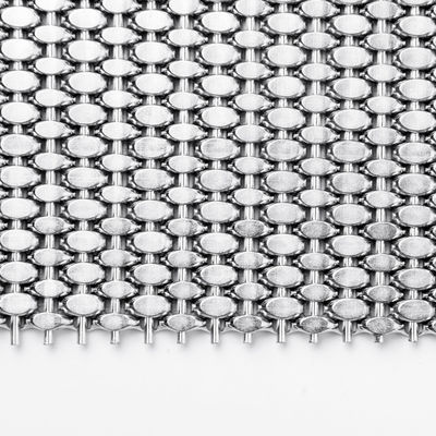 電流を通される0.5m-2.0mはろ過のための装飾的な編まれた金網の生地にアイロンをかける