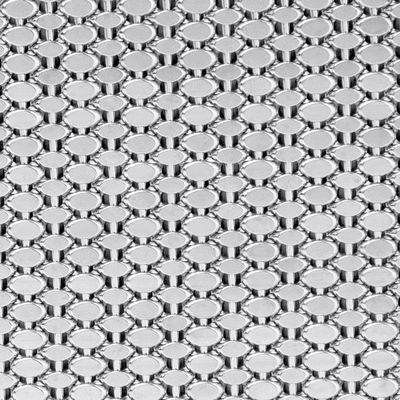 電流を通される0.5m-2.0mはろ過のための装飾的な編まれた金網の生地にアイロンをかける