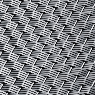 電流を通された鋼鉄編まれた金属は0.5mm-6mmワイヤー直径にパネルをはめる