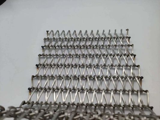 ステンレス鋼のスパイラルワイヤ網 腐食耐性ガルバン化コーティング