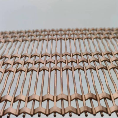 青銅色 鋼鉄線 装飾用線網 フィルム PVC コーティング
