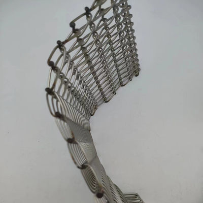 シルバースパイラル織布線網 直径 2mm-20mm サイズ