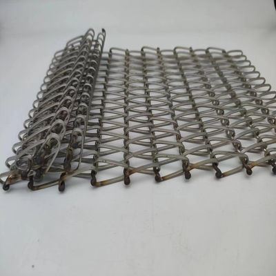 0.5mm-2.0mm ワイヤー直径 スパイラルワイヤーメッシュ SGS証明書 / 幅 0.5m-2.0m