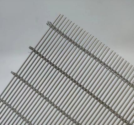 スクウェア建築 柔軟な金属網 部屋のカーテンのためのカスタマイズされた色彩塗装