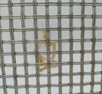 シルバー 1.2mm 建築用織布線網 優れたセキュリティフェンシングソリューション
