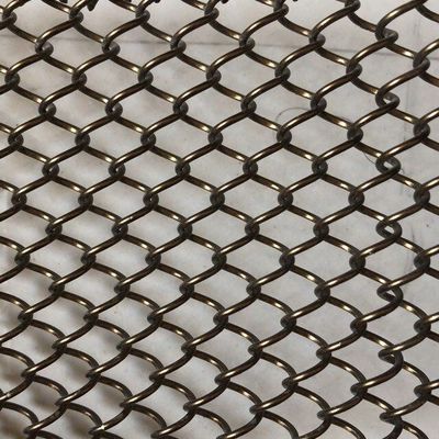 建築と景観デザインのためのカスタマイズされた穴サイズ銀金属コイルドレッパー