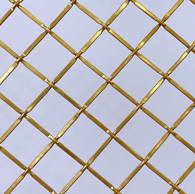磨いた装飾用ワイヤ網格子 0.5-2mm 厚さ 環境に優しい