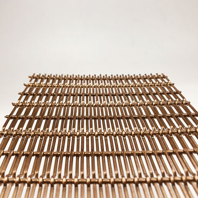 1m-2m 幅 建築設計のための装飾用ワイヤーメッシュファサード