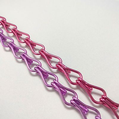 アルミニウムフックチェーン 家具装飾 害虫対策 オーダーメイド ホテル パーティション アルミニウムフック 珠 カーテン メーカー 卸売