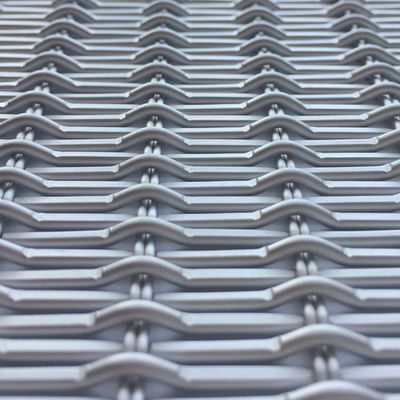 シルバーステンレス鋼 建築網 パーソナライズされたビルドファサード