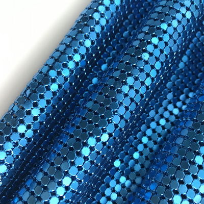 柔らかいアルミニウム セキン メッシュ 布 チェーン メール 布 テーブルの布 チェーン メール カーテン
