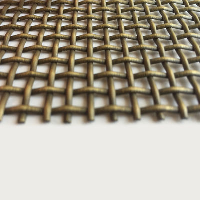 5mm厚、2.0mm X 3ケーブル径の多用途建築用織りワイヤーメッシュ