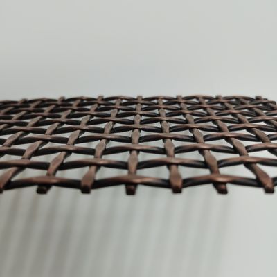 建築用メッシュパネル 内部のメタル織物メッシュ隔壁