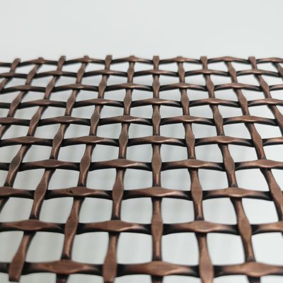 建築用メッシュパネル 内部のメタル織物メッシュ隔壁