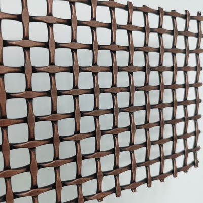 建築用メッシュパネル 内部のメタル織物メッシュ隔壁