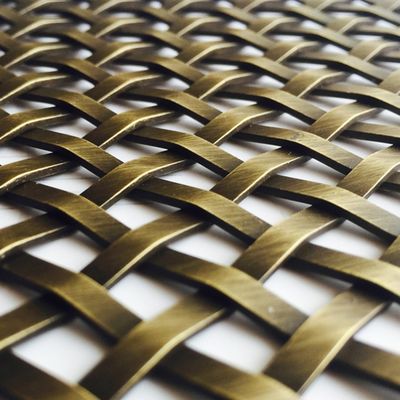 高品質の装飾メタルメッシュ キャビネットドアデザイン 高級な空気循環 洗練された現代的な外観