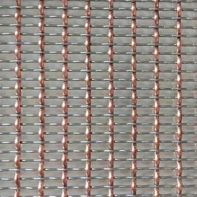 エコフレンドリーな住宅プロジェクトのための磨いた銀の装飾四角洞格子パネル