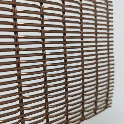 防火装飾用ワイヤメッシュグリル PVDF表面処理