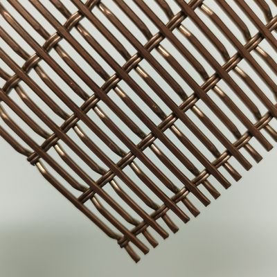 防火装飾用ワイヤメッシュグリル PVDF表面処理