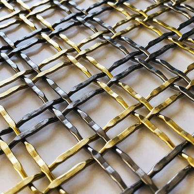 洗練されたステンレス鋼 メタルメッシュ 厚さ3.3mm キャビネットドア
